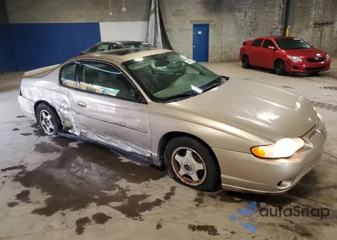 2004 Chevrolet Monte Carlo Ls from USA, damaged, VIN 2G1WW12E749235426